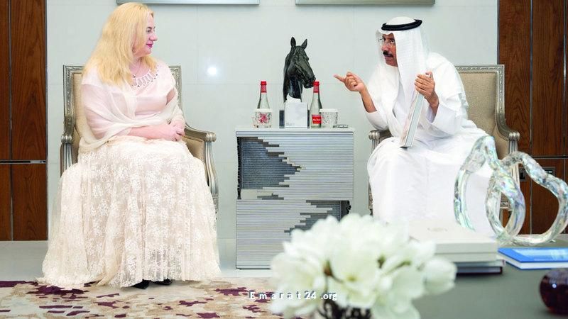 زيارة وفد روسي رفيع المستوى لمكتبة محمد بن راشد بحثًا عن التعاون الثقافي زيارة وفد روسي رفيع المستوى لمكتبة محمد بن راشد بحثًا عن التعاون الثقافي