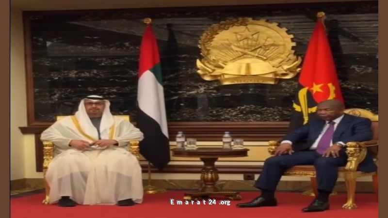 رئيس الدولة يناقش مع نظيره الأنغولي سبل تعزيز العلاقات الثنائية للتنمية المشتركة رئيس الدولة يناقش مع نظيره الأنغولي سبل تعزيز العلاقات الثنائية للتنمية المشتركة