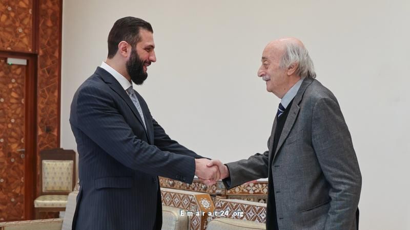 الرئيس الأسد يلتقي بزعيم الحزب التقدمي الاشتراكي وليد جنبلاط في دمشق الرئيس الأسد يلتقي بزعيم الحزب التقدمي الاشتراكي وليد جنبلاط في دمشق