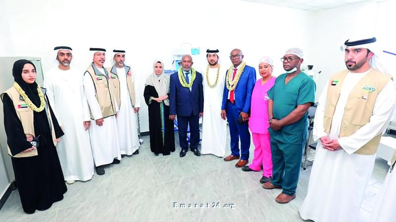 افتتاح مشاريع صحية لإنقاذ الحياة بجزيرة أنجوان في جزر القمر افتتاح مشاريع صحية لإنقاذ الحياة بجزيرة أنجوان في جزر القمر