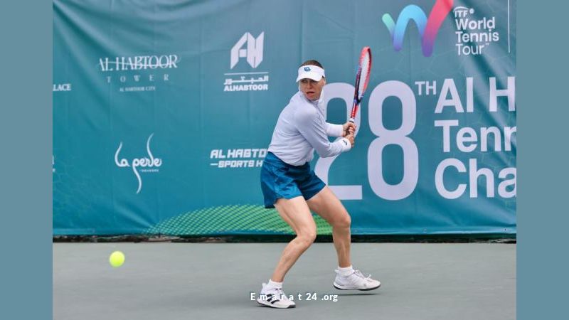 انطلاقة منافسة مثيرة في تحدي الحبتور لتنس السيدات وخسارة سنيجور المفاجِئة