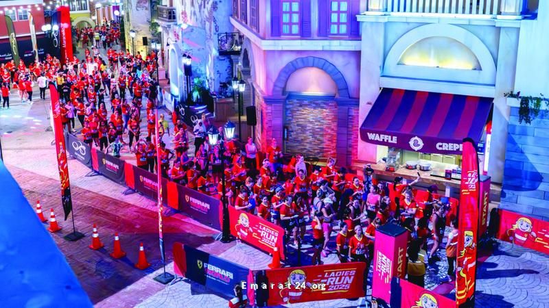 500 سيدة يحتفلن بإنجازات المرأة الإماراتية في سباق مميز