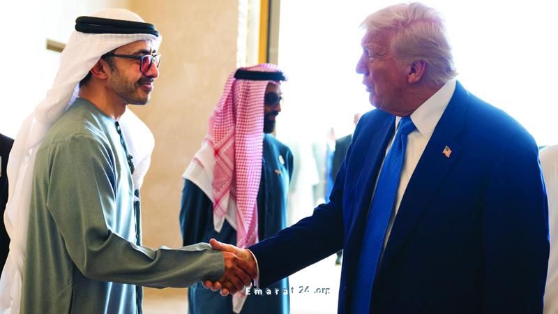 زيارة ترامب إلى الإمارات: لحظة تاريخية وفقًا لعبدالله بن زايد زيارة ترامب إلى الإمارات: لحظة تاريخية وفقًا لعبدالله بن زايد