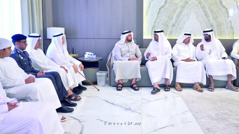 سيف بن زايد يواسي راشد المطروشي في وفاة والدته سيف بن زايد يواسي راشد المطروشي في وفاة والدته