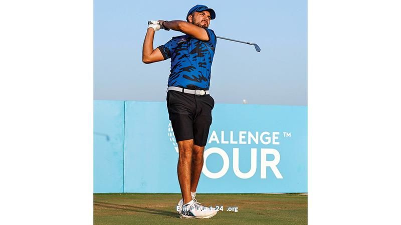 أحمد سكيك يبدع في مشاركته الأولى برياضة الغولف الاحترافية