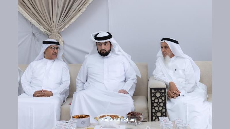 أحمد بن محمد يعزي في وفاة محمد مبارك خلفان بن خرباش