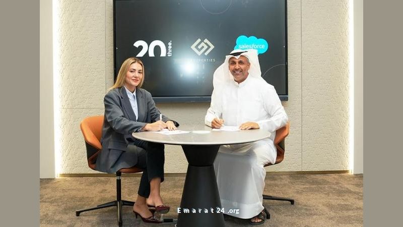 جي جا العقارية ترسم ملامح جديدة لمستقبل عقارات عجمان بالتعاون مع Salesforce و20Three