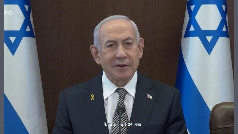نتنياهو يؤكد على ثبات موقفه تجاه الدولة الفلسطينية وسلاح حماس