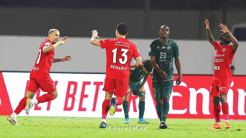 22 تسديدة وهدف وحيد: شباب الأهلي يتجاوز اختبار خورفكان بنجاح