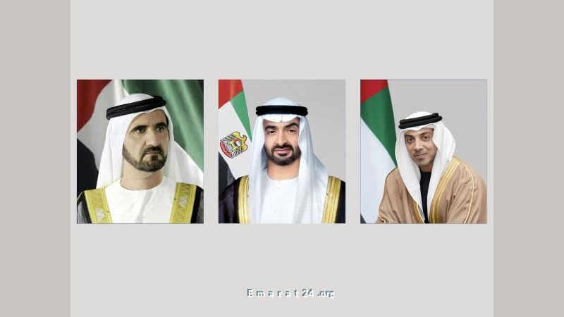 قيادة الإمارات تهنئ رئيس مجلس القيادة الرئاسي في اليمن باليوم الوطني قيادة الإمارات تهنئ رئيس مجلس القيادة الرئاسي في اليمن باليوم الوطني