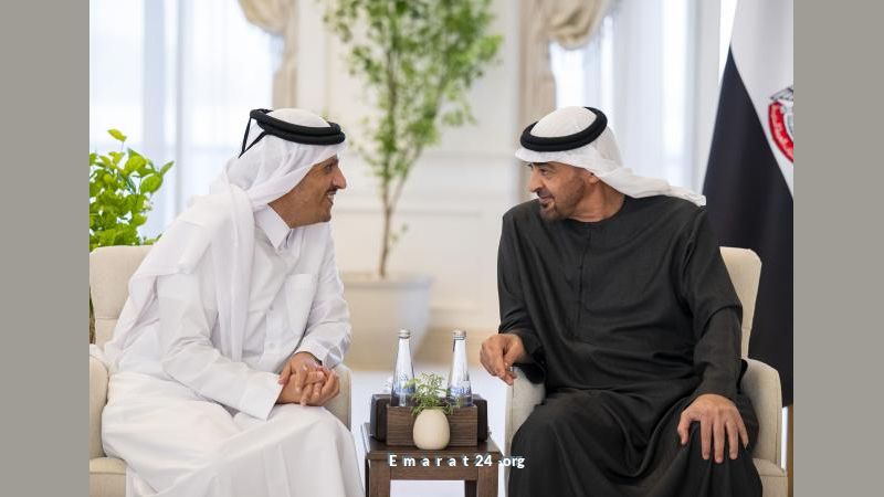 رئيس الدولة يجري محادثات مع رئيس وزراء ووزير خارجية قطر رئيس الدولة يجري محادثات مع رئيس وزراء ووزير خارجية قطر
