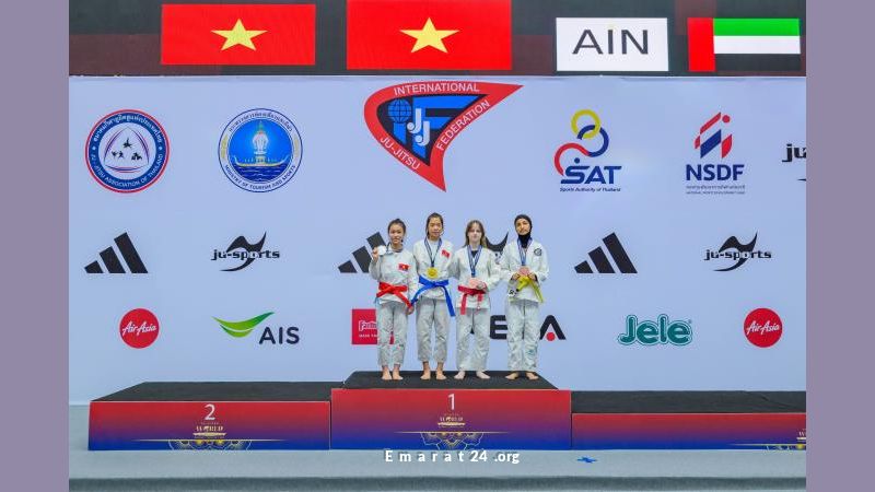 منتخب الجوجيتسو يحقق 11 ميدالية في بطولة العالم للناشئين بتايلاند