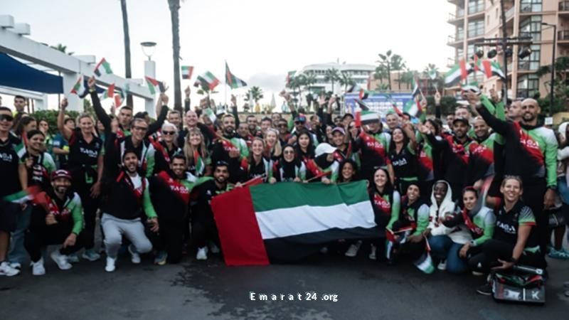 مشاركة فريق الإمارات في بطولة العالم للترايثلون 