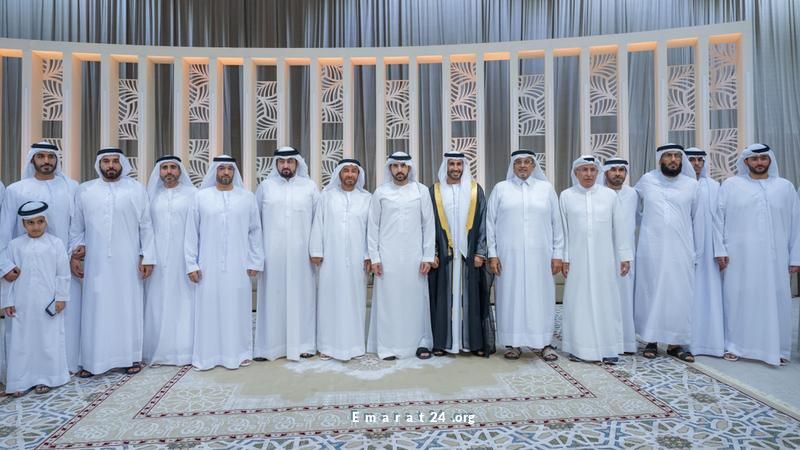 حمدان بن محمد يشارك في احتفالات عائلتي تريم والطنيجي حمدان بن محمد يشارك في احتفالات عائلتي تريم والطنيجي