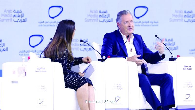 بيرس مورغان: المستقبل يتحقق الآن في دبي بيرس مورغان: المستقبل يتحقق الآن في دبي
