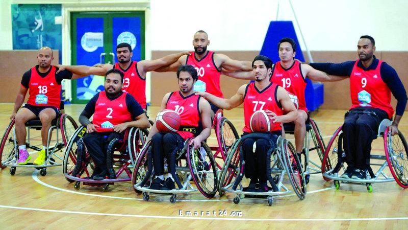 الشحي يبدع في أول عام مع منتخب كرة السلة للكراسي المتحركة