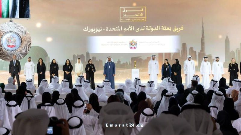 تكريم فرق الاتحاد المتميزة بحضور سيف بن زايد ومحمد بن راشد