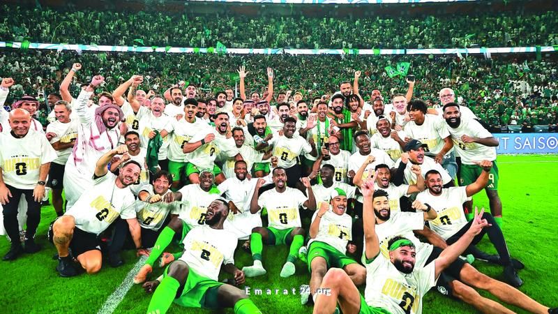 المنتخب السعودي يحجز مكانه في كأس العالم بالتعادل مع العراق المنتخب السعودي يحجز مكانه في كأس العالم بالتعادل مع العراق