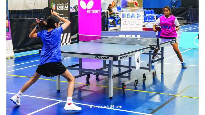 ختام منافسات التنس والغولف في دورة مايديا لألعاب المدارس في دبي