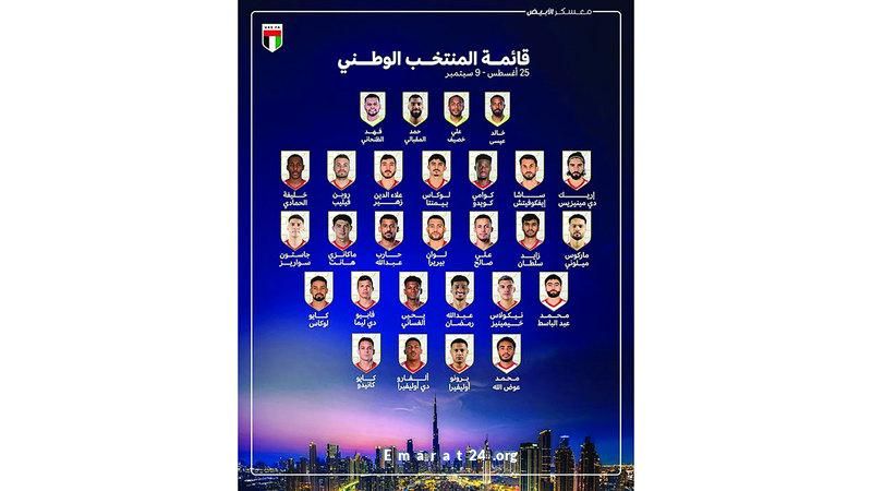 المنتخب يُجري تغييرات طفيفة ويضم محمد عوض الله لأول مرة
