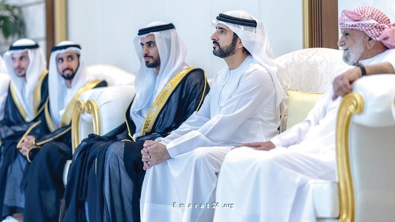 سمو الشيخ حمدان بن محمد يشارك في أفراح عائلة الفلاسي