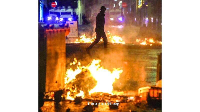 توترات معادية للمهاجرين في إيرلندا الشمالية تسترجع ذكريات الحرب الأهلية توترات معادية للمهاجرين في إيرلندا الشمالية تسترجع ذكريات الحرب الأهلية