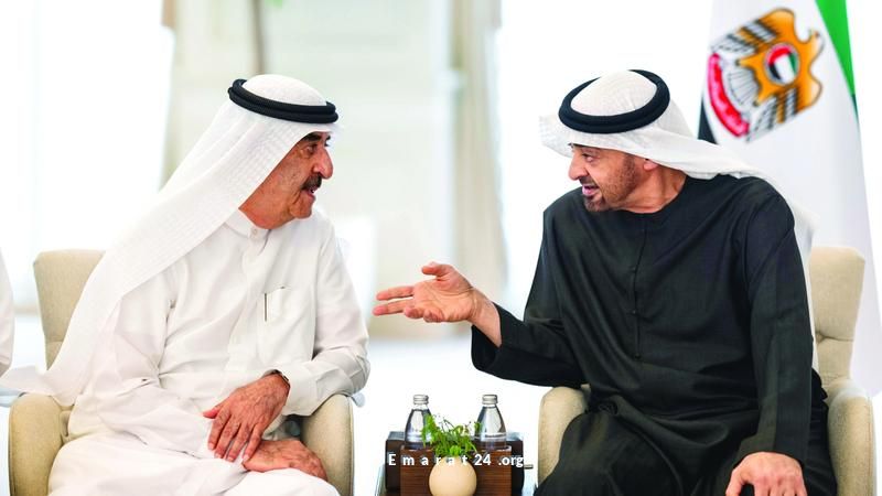 رئيس الدولة يستقبل حاكم أم القيوين لبحث التعاون المشترك بين الإمارات رئيس الدولة يستقبل حاكم أم القيوين لبحث التعاون المشترك بين الإمارات