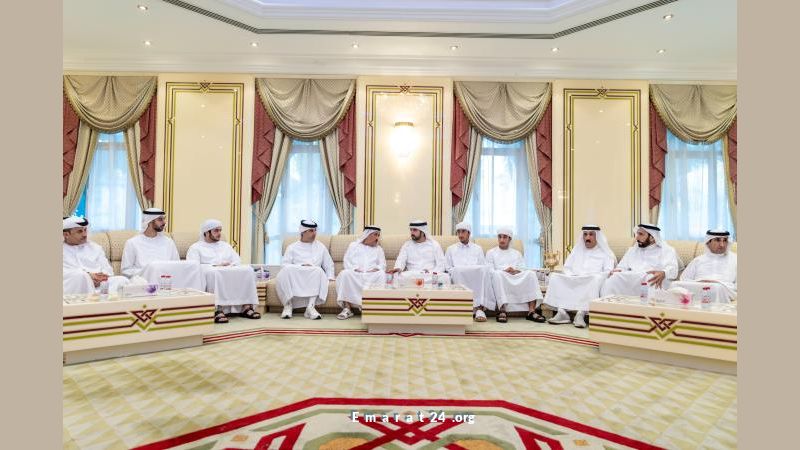 حمدان بن محمد يواسي أسرة أسامة أحمد الشعفار في مصابهم