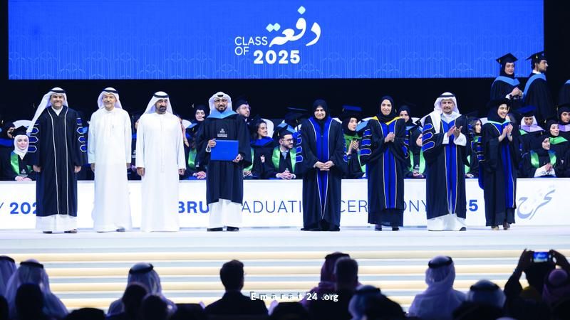 أحمد بن سعيد يشارك في تخريج طلبة جامعة محمد بن راشد للطب