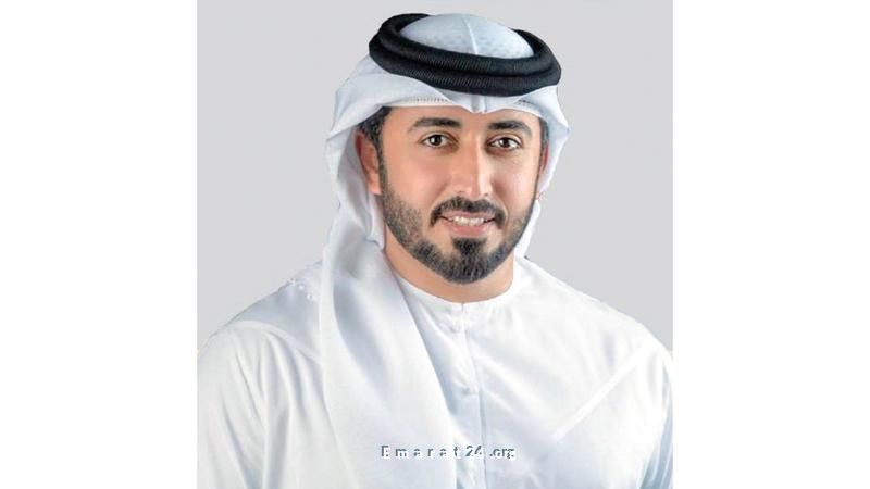 حمدان بن محمد يقدم تعازيه في وفاة أسامة الشعفار