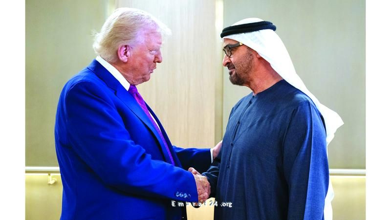 ترامب يصف محمد بن زايد بالقائد العظيم والمميز ترامب يصف محمد بن زايد بالقائد العظيم والمميز