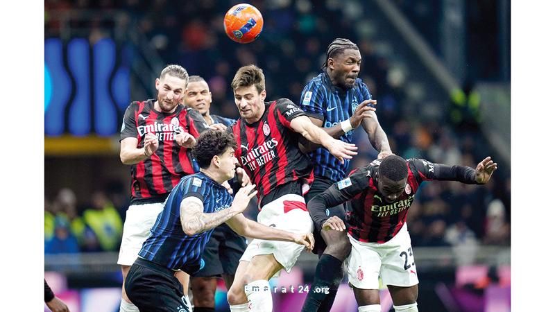 إنتر يسعى لتجاوز هزيمة الديربي في تحدي أوروبي قوي