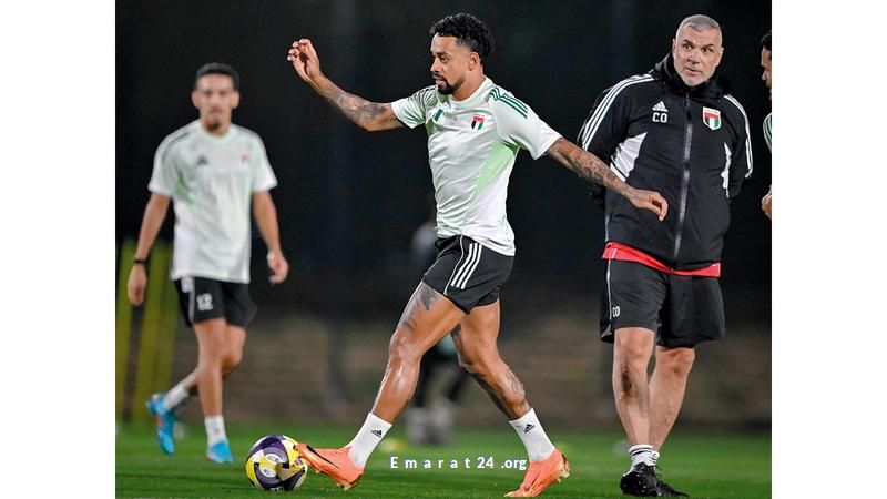 المنتخب يستعد بتدريبه الأخير لمواجهة النشامى غداً