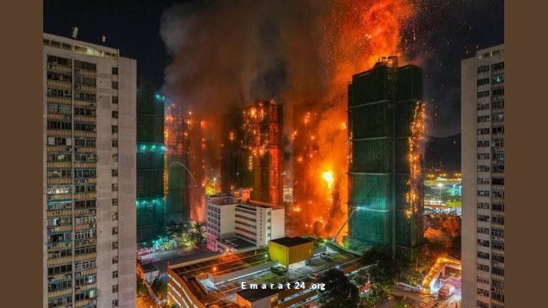 حريق ضخم في مجمع سكني بهونغ كونغ يودي بحياة العشرات