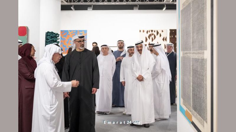 خالد بن محمد بن زايد يفتتح النسخة الـ17 لمعرض فن أبوظبي