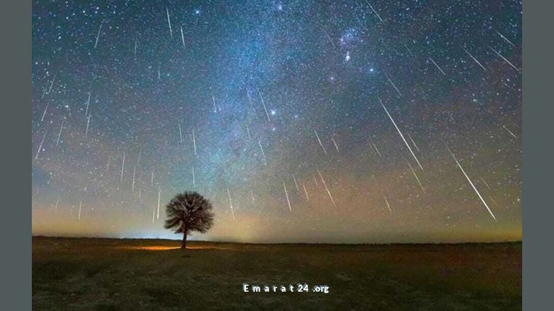 زخات شهب الأسديّات تضيء سماء الإمارات ببريقها الساحر