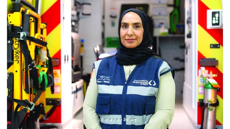 مسعفة تحمي حياة مواطن إماراتي خلال طريق عودتها للمنزل مسعفة تحمي حياة مواطن إماراتي خلال طريق عودتها للمنزل