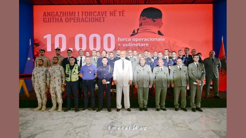 ألبانيا تحتفي بجهود الإمارات والفرق العالمية في مكافحة حرائق الغابات ألبانيا تحتفي بجهود الإمارات والفرق العالمية في مكافحة حرائق الغابات