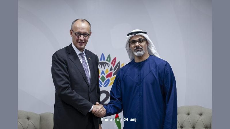 ولي عهد أبوظبي يجتمع مع المستشار الألماني خلال قمة العشرين في جوهانسبرغ