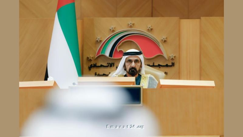 محمد بن راشد: مجلسنا صوت الوطن والمواطن وداعم لحكومة الإمارات