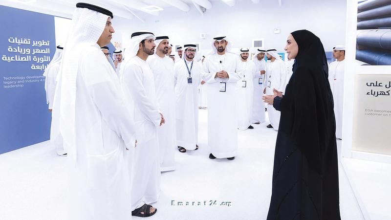 حمدان بن محمد: الإمارات العالمية للألمنيوم تعبّر عن ركائز الوحدة الوطنية