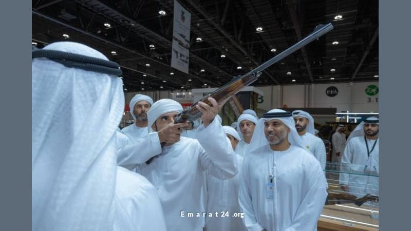 حمدان بن محمد يحضر فعاليات معرض أبو ظبي للصيد والفروسية 2025 حمدان بن محمد يحضر فعاليات معرض أبو ظبي للصيد والفروسية 2025