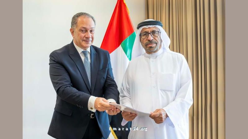 رئيس الدولة يتلقى رسالة من الرئيس المصري عبر خليفة شاهين المرر