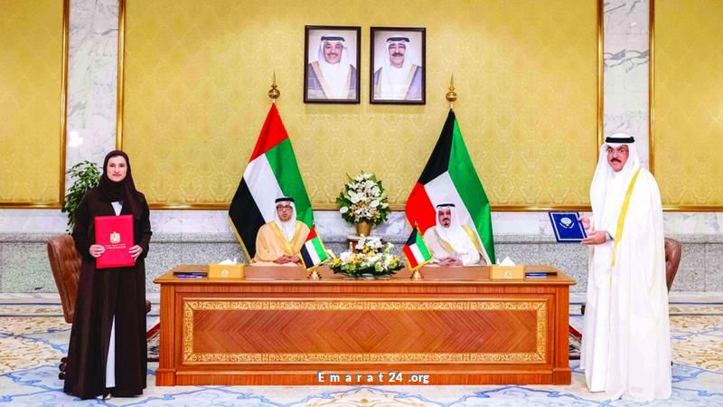 الإمارات والكويت: توقيع اتفاقيات جديدة لتعزيز التعاون المشترك الإمارات والكويت: توقيع اتفاقيات جديدة لتعزيز التعاون المشترك