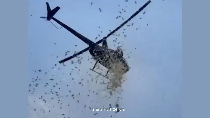 بالفيديو هليكوبتر تلقي أموال فوق ديترويت تنفيذاً لوصية مريض بالزهايمر