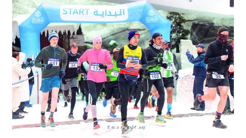 غداً: انتهاء التسجيل في سباق الجري الثلجي بدبي غداً: انتهاء التسجيل في سباق الجري الثلجي بدبي