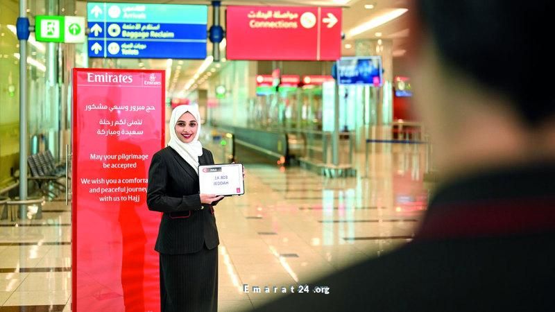 طيران الإمارات: 46 رحلة إضافية خلال موسم الحج وعيد الأضحى طيران الإمارات: 46 رحلة إضافية خلال موسم الحج وعيد الأضحى