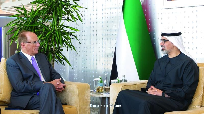 خالد بن محمد يلتقي المدير التنفيذي لشركة بلاك روك خالد بن محمد يلتقي المدير التنفيذي لشركة بلاك روك