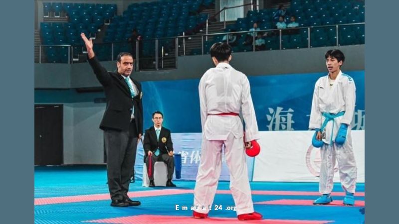الإماراتي الزعابي يقود نخبة حكام الكاراتيه في بطولة الصين العالمية الإماراتي الزعابي يقود نخبة حكام الكاراتيه في بطولة الصين العالمية