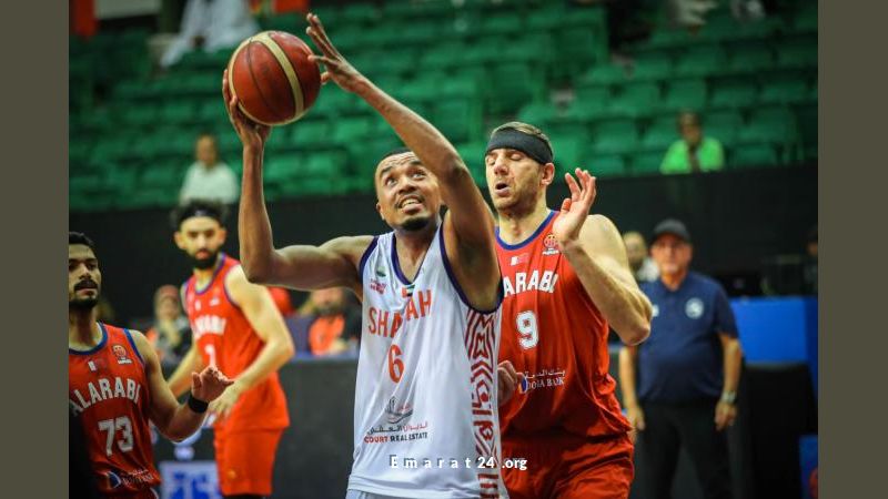 الشارقة يتغلب على العربي القطري في بطولة غرب آسيا لكرة السلة